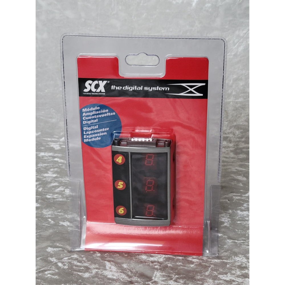 SCX Digital Lapcounter Expansion Module 1:32 Scale Racing System New 25040